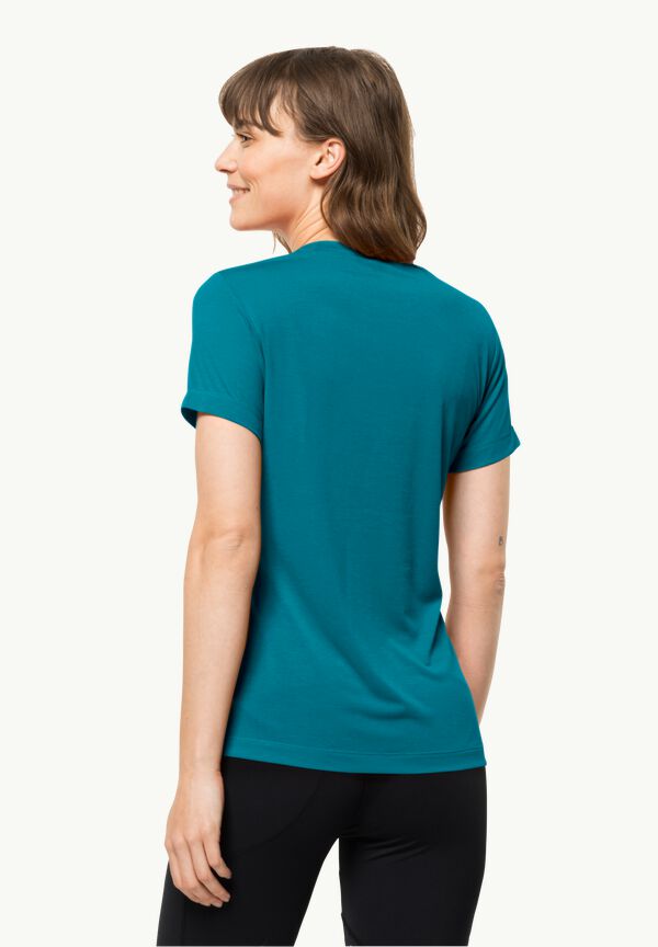 HIKING S/S GRAPHIC T W - freshwater blue L - Women's T-shirt – JACK WOLFSKIN