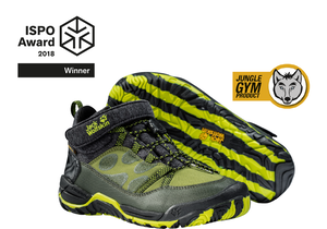 ISPO AWARD – JUNGLE GYM TEXAPORE MID K shoe takes the WINNER AWARD