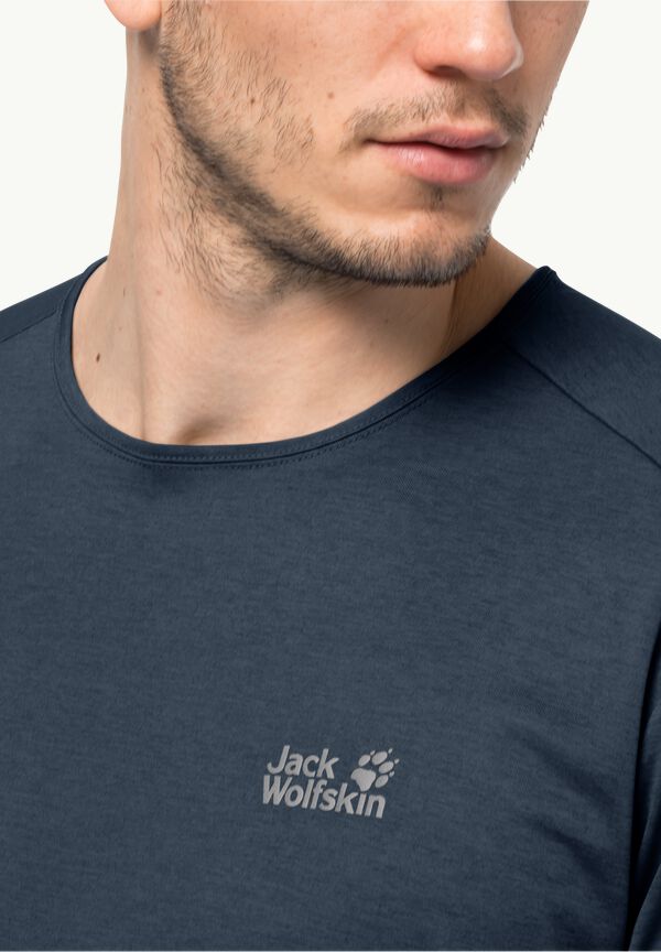 PACK & GO T M - night blue S - Men\'s functional shirt – JACK WOLFSKIN
