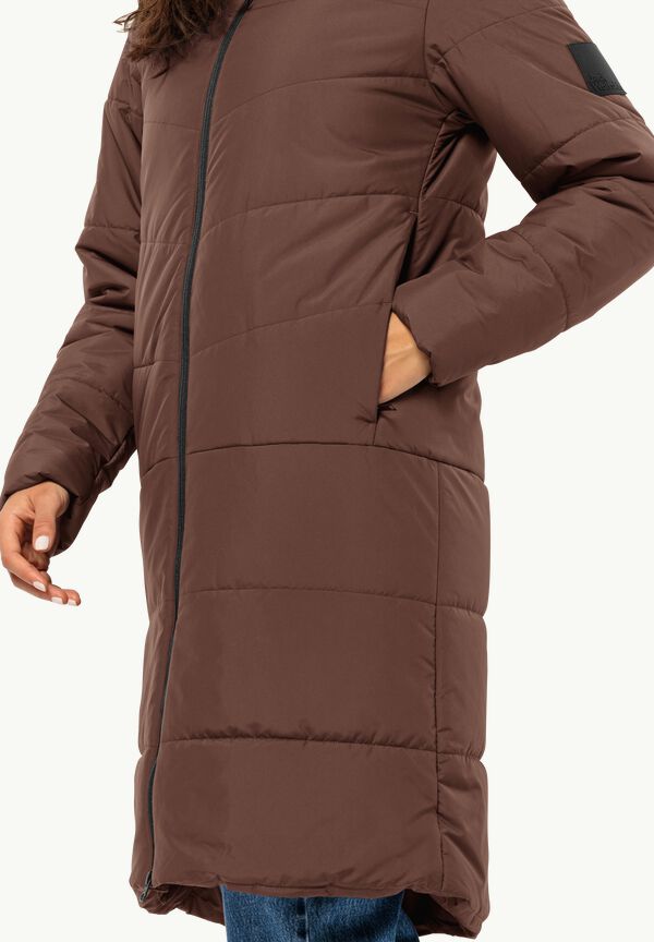 DEUTZER COAT W - wild ginger XS - Women's winter coat – JACK WOLFSKIN