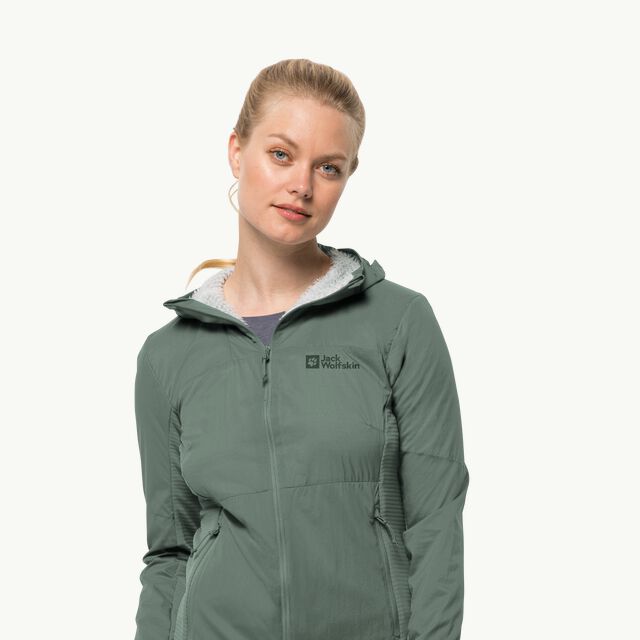 PRELIGHT ALPHA JKT W - picnic green S - Women’s insulating jacket ...