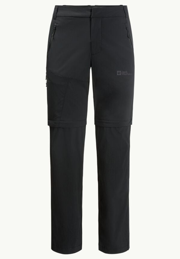 GLASTAL ZIP AWAY PANTS M - black 52 - Men\'s softshell hiking trousers – JACK  WOLFSKIN