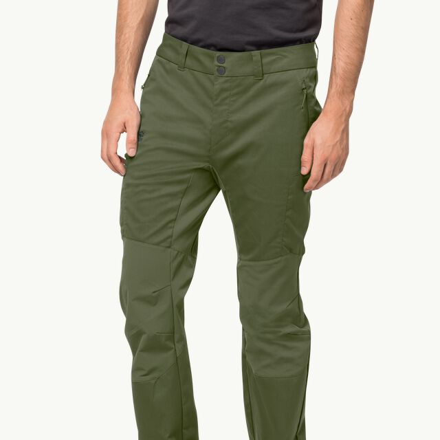 ACTIVATE TOUR PANT M - greenwood 50 - men's water-repellent hiking trousers  – JACK WOLFSKIN