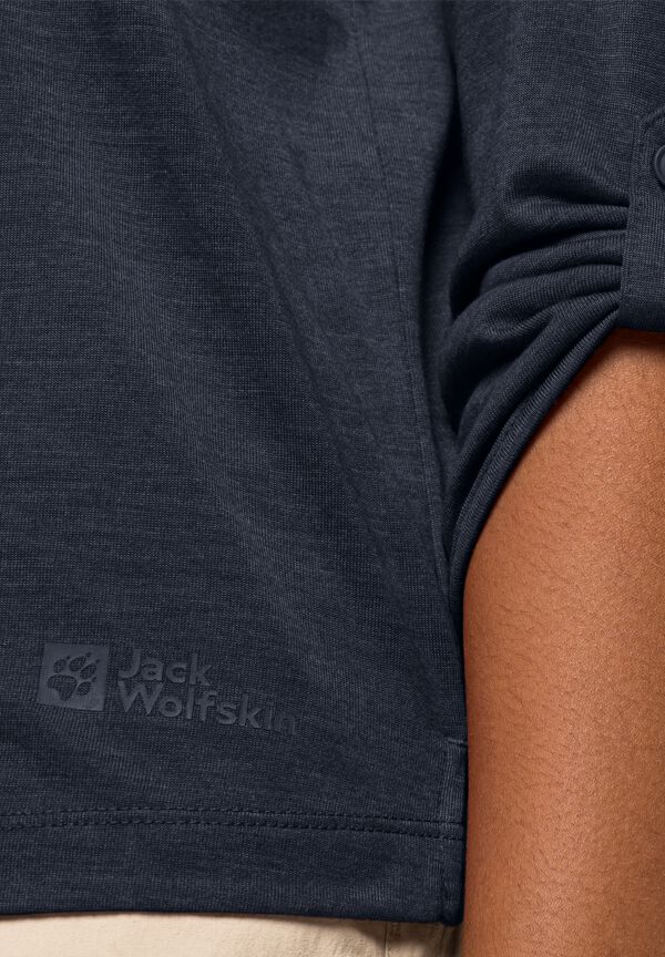 CORAL COAST 3/4 T W - night blue XS - Women\'s T-shirt – JACK WOLFSKIN