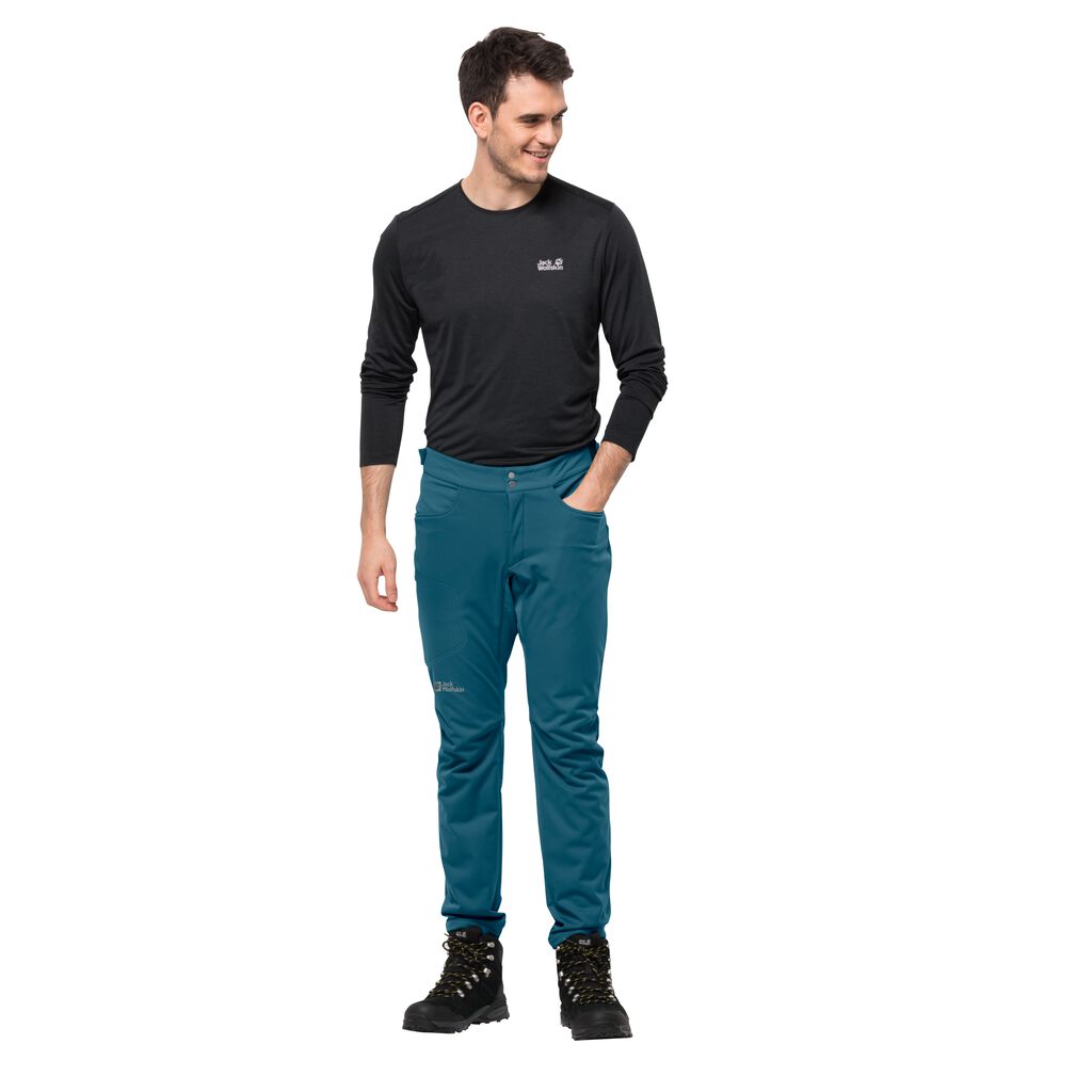 MOROBBIA PANTS M - blue coral 48 - Men's cycling trousers – JACK WOLFSKIN
