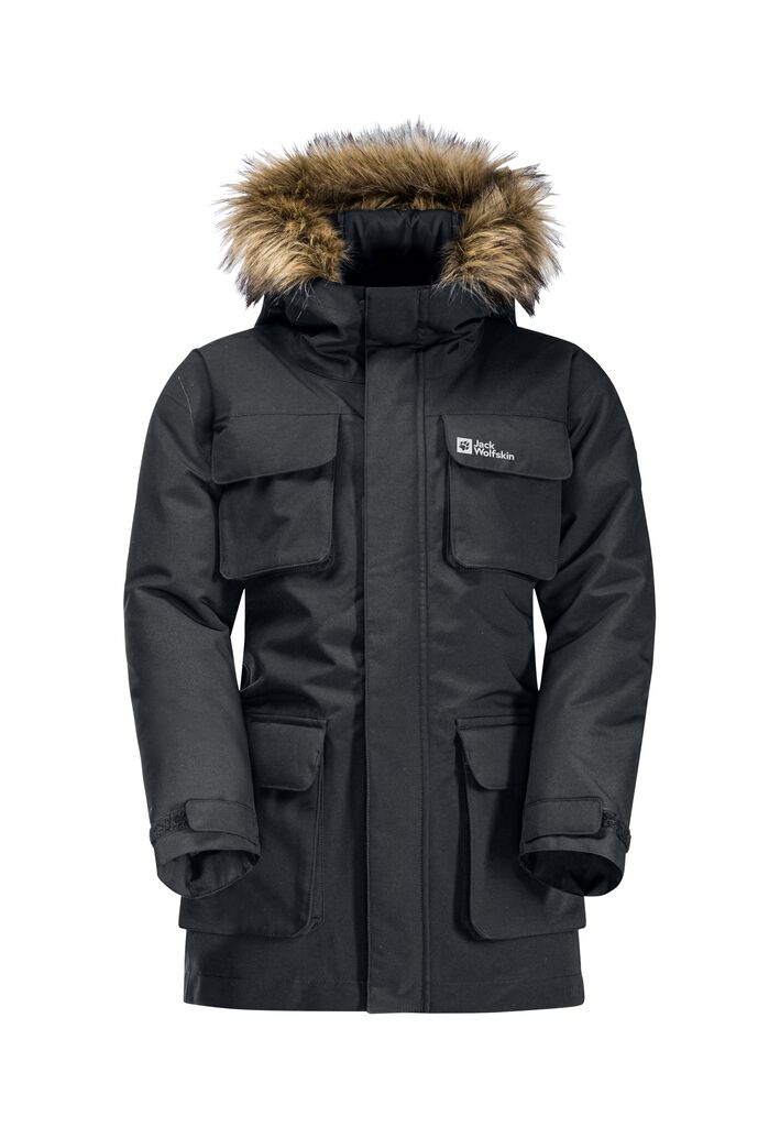 GLACIER PEAK PARKA K - phantom 128 - Kids’ waterproof winter jacket ...