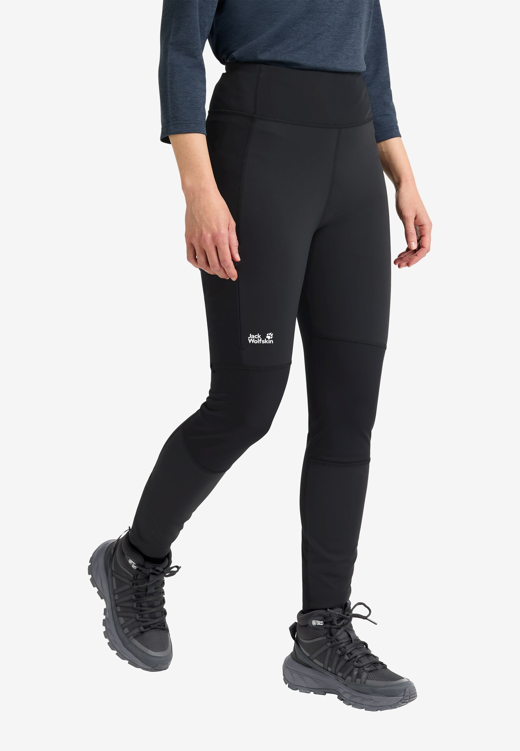 Waterproof Trekking Leggings Uk HIKE WITH ME TIGHTS W Black XXL