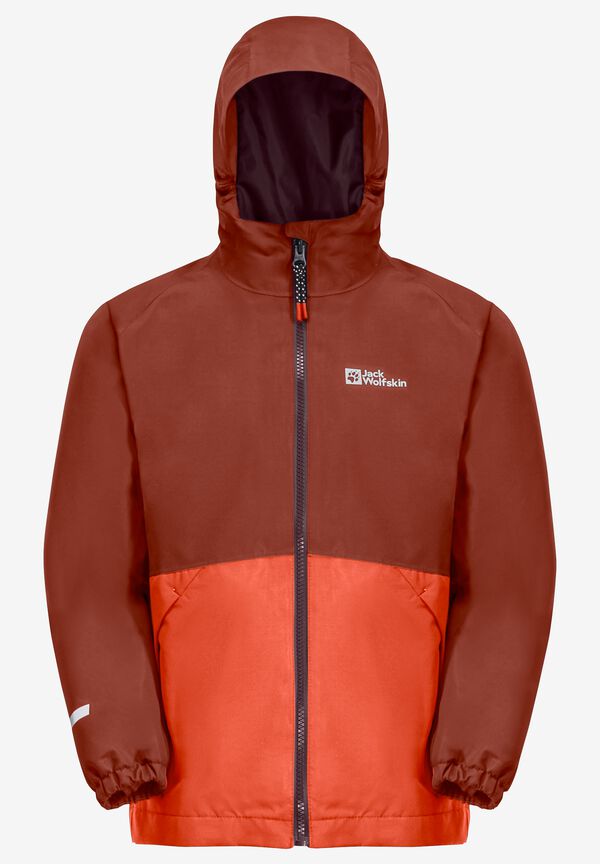 Field Port Jacket Jack Wolfskin ICELAND 3IN1 JACKET K Intense Rust