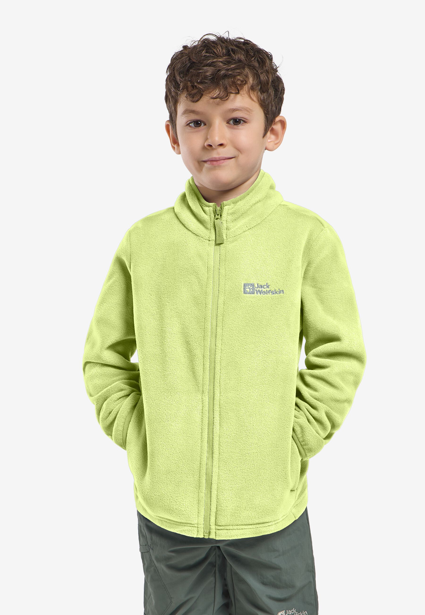 TAUNUS JACKET K cool matcha 104 Kids' fleece jacket Kids