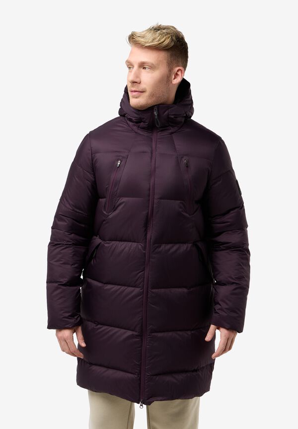 WANDERMOOD DOWN PARKA M RDS midnight plum M Men's winter coat