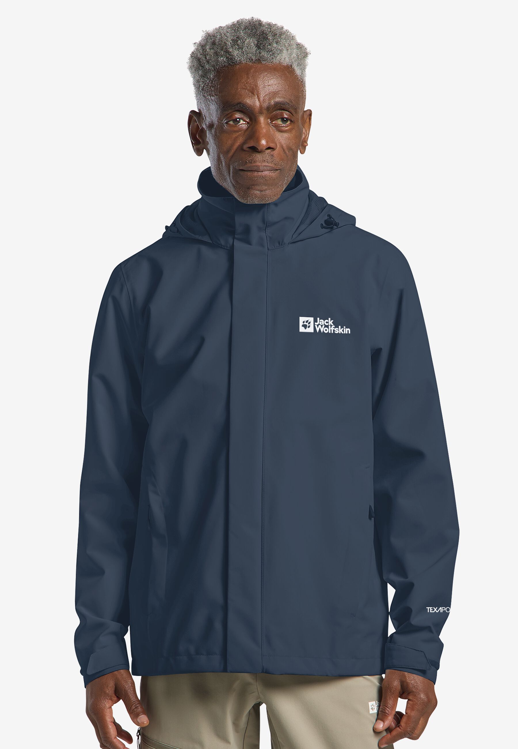 TRAILTIME 2L JKT M Cool Grey XXXXL Men's rain jacket Men's