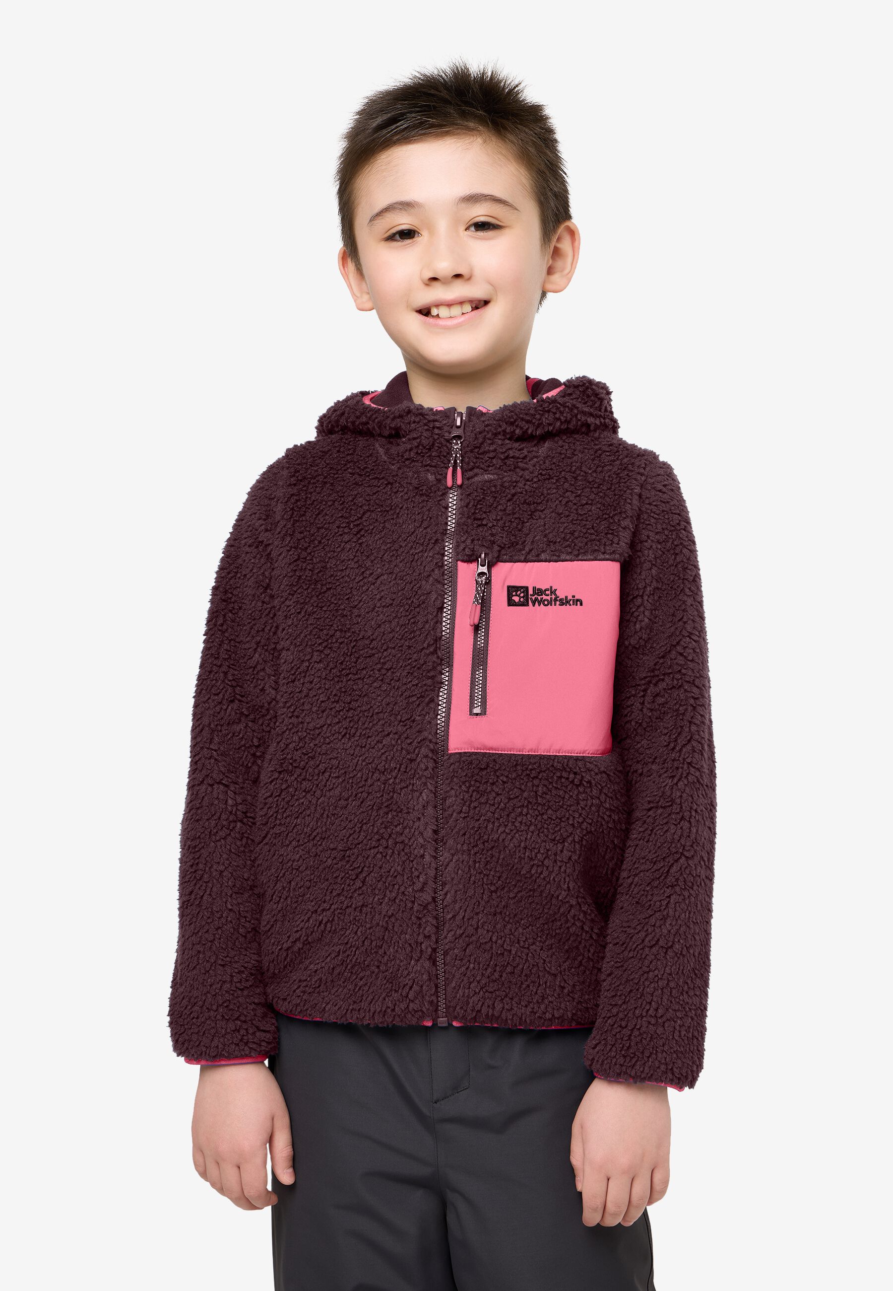 Curl Jack Wolfskin Teddy Jacke ICE CURL HOOD JACKET K Lemon Ice