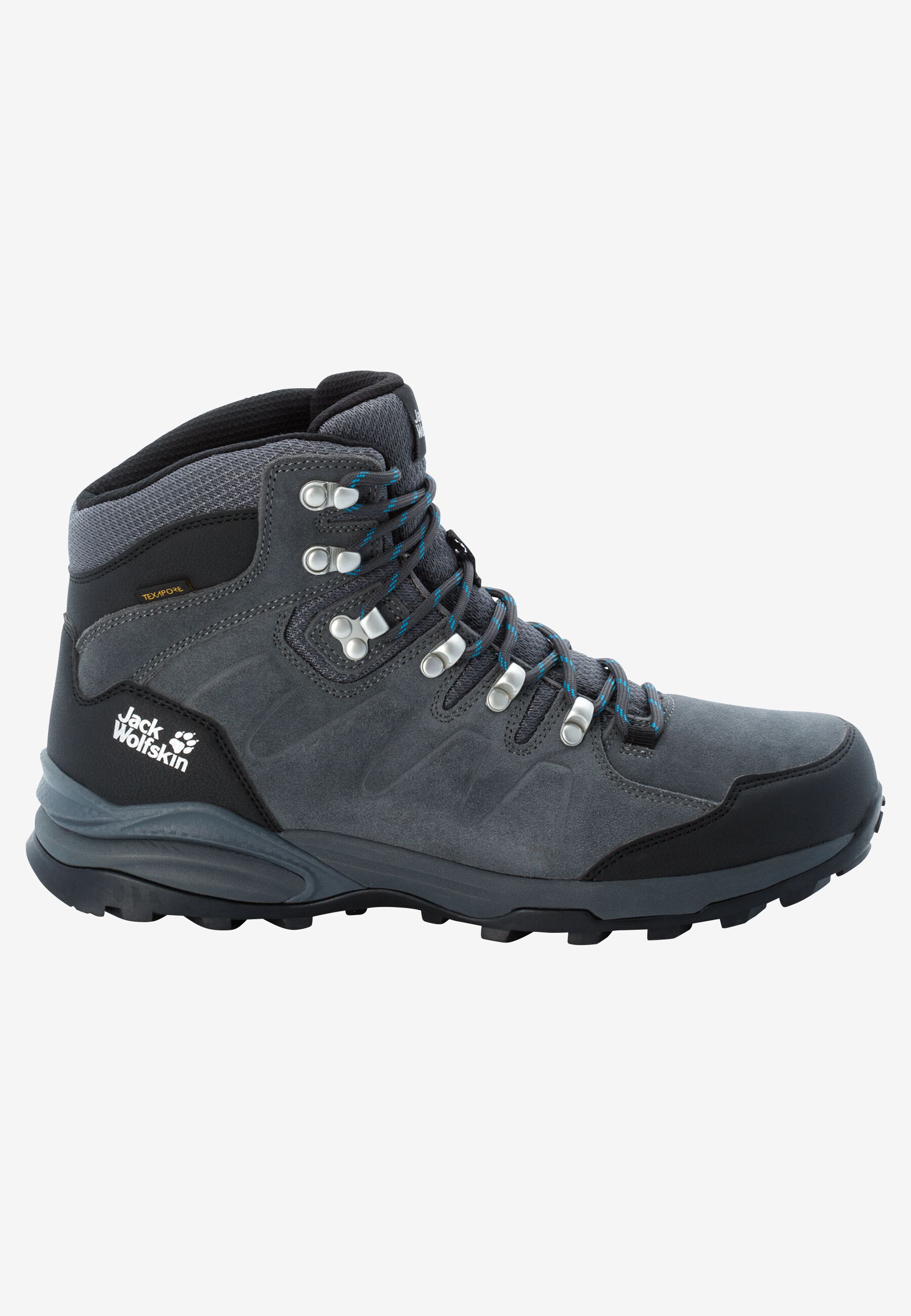 REFUGIO TEXAPORE MID M grey black Men's waterproof