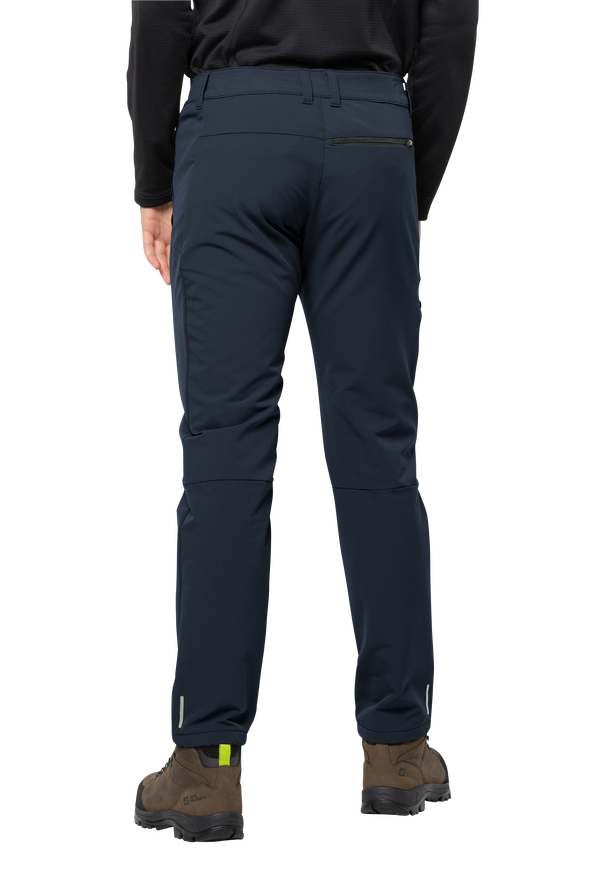 ACTIVATE THERMIC PANTS M night blue 54 Men s softshell hiking trousers JACK WOLFSKIN