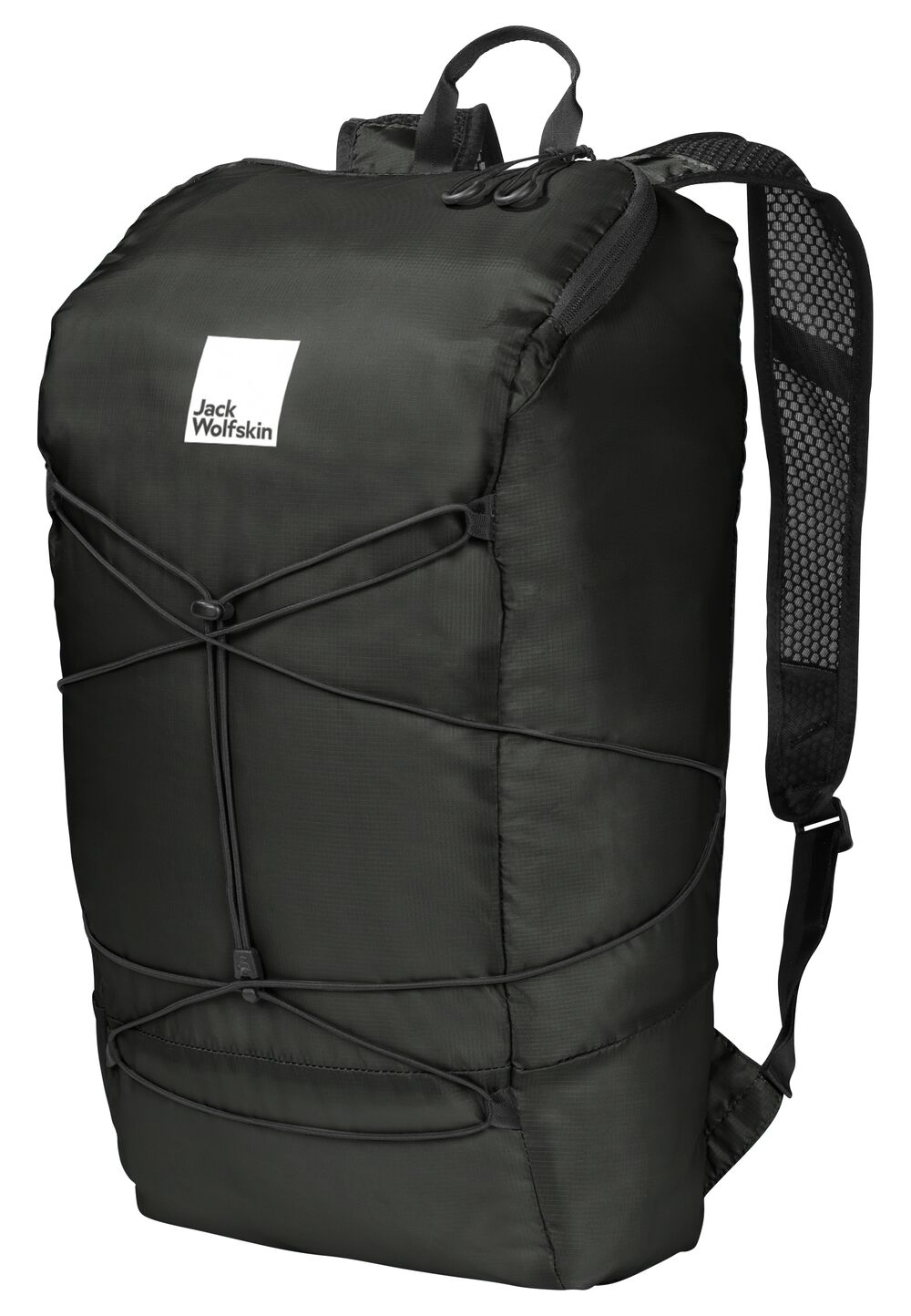 Photos - Backpack Jack Wolfskin Daypack Wandermood Packable 24 one size black granite black 