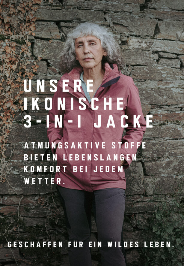 Unsere ikonische 3-in-1 jacke, Atmungsaktive stoffe 