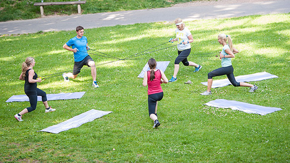 Outdoor fitness – fresh air for a clear head