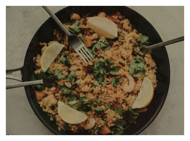 Egg-fried rice with vegetables teaser image
