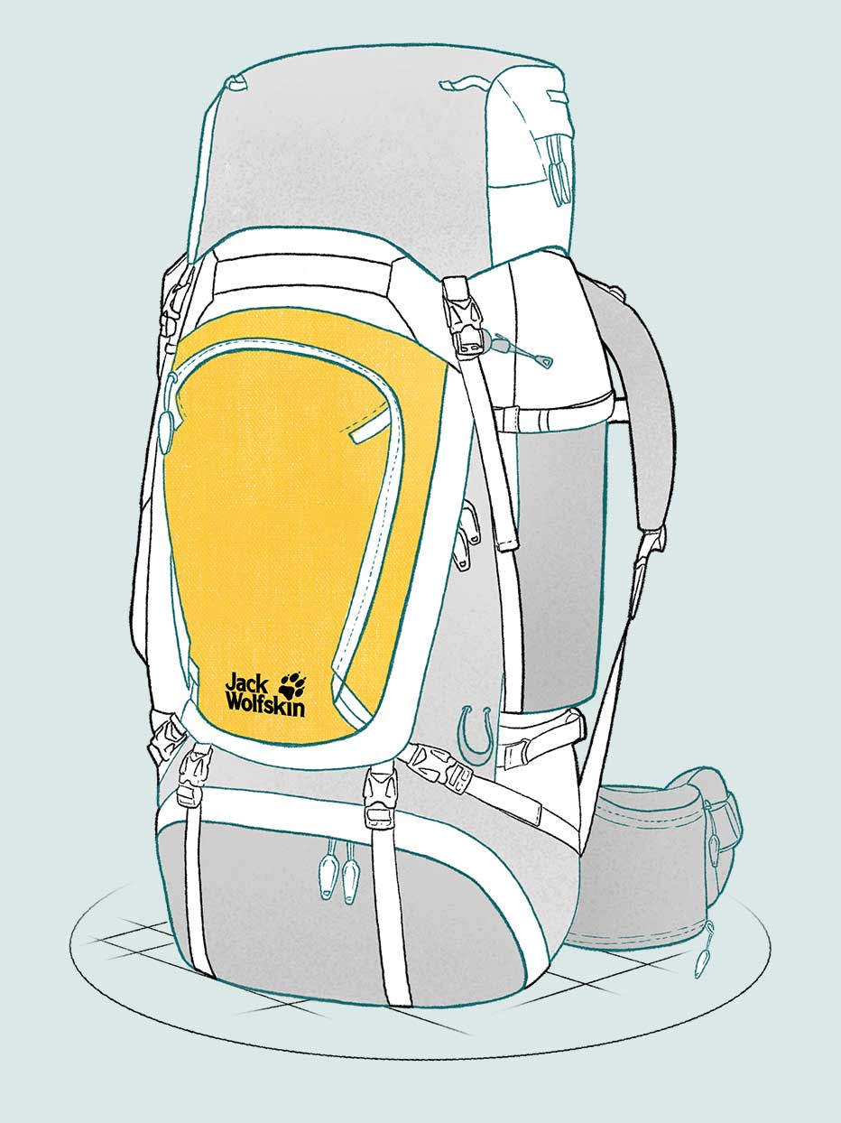 jack wolfskin bagpack