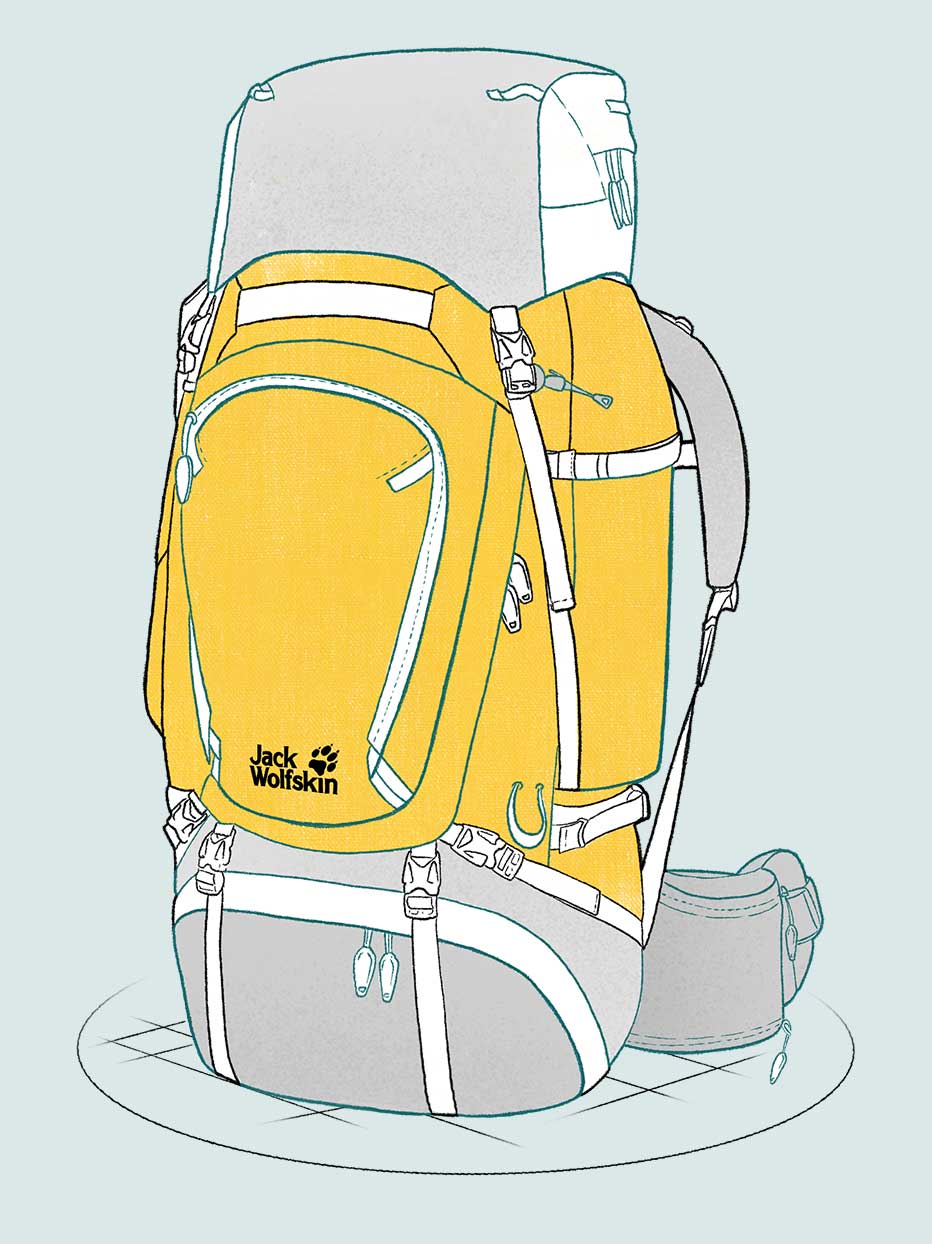 jack wolfskin bagpack